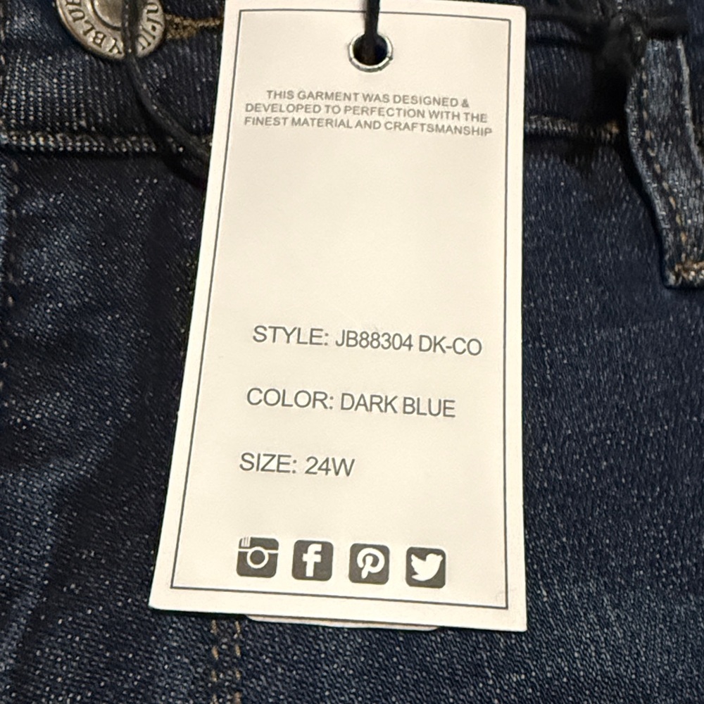 New Judy Blue Relaxed Fit 24W - Picture 8 of 9
